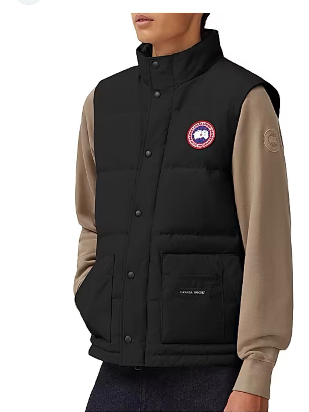 Canada Goose  Freestyle Crew 100% Down black Vest women’s super warm size M